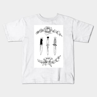 Knife Flash Sheet Kids T-Shirt